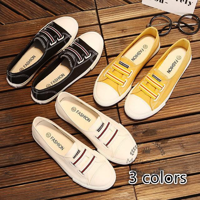 日本初の デッキシューズ スニーカー パンプス 通学 レディース 帆布 キャンバス くつ おしゃれ フラットシューズ 女子 女性用代 30代 40代 夏 カジュアル