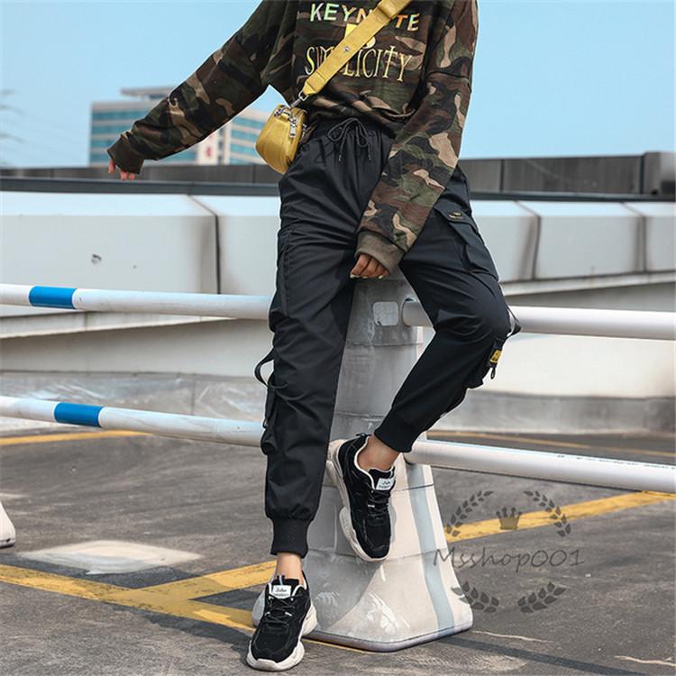 ジョガーパンツ レディース カーゴパンツ テーパードパンツ ミリタリーパンツ 黒 ウエストゴム リブ裾 カジュアル 春秋冬物 裏ボア付き Sh3135 エムズショップ 通販 Yahoo ショッピング