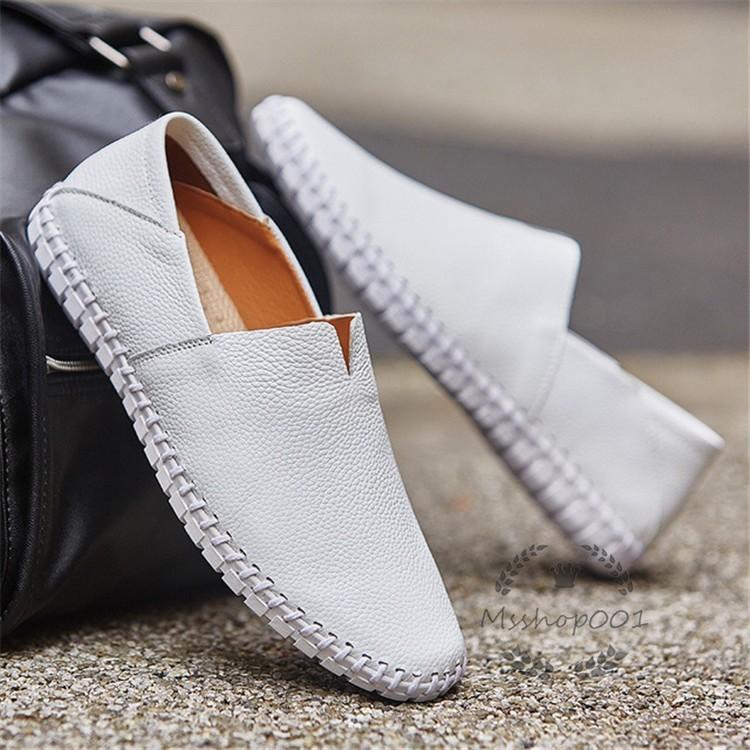 スリッポン メンズ フラットシューズ デッキシューズ 合成皮革 人気 カジュアル 無地 シンプル ドライビングシューズ 滑り止め 春 夏 秋 ローカット 21激安通販