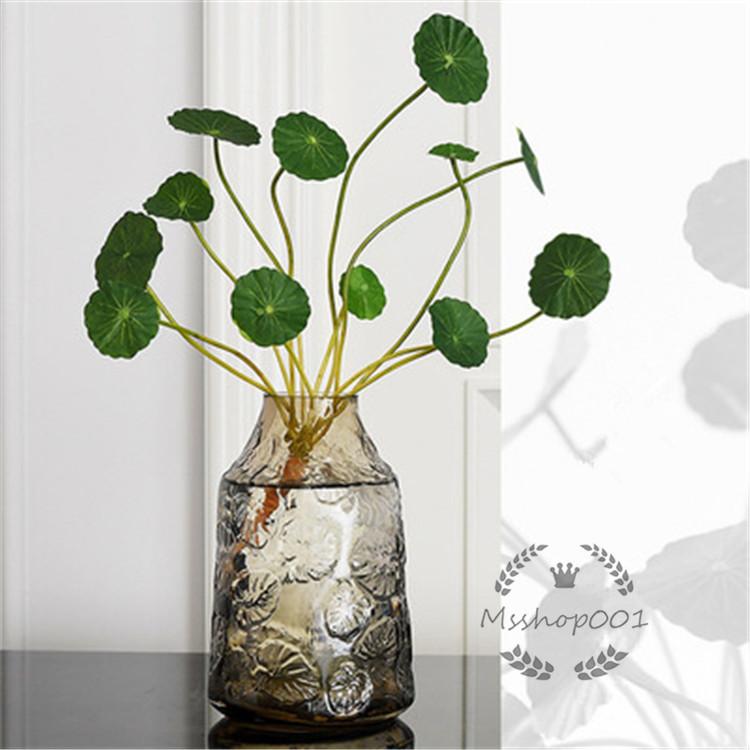 フラワーベース 花瓶 おしゃれ ガラス 無地 クリア 工芸品 可愛い 生け花 植物 水栽培 水耕栽培 一輪挿し 多肉植物 エアプランツ 木の葉 母の日 プレゼント Yh1840 エムズショップ 通販 Yahoo ショッピング