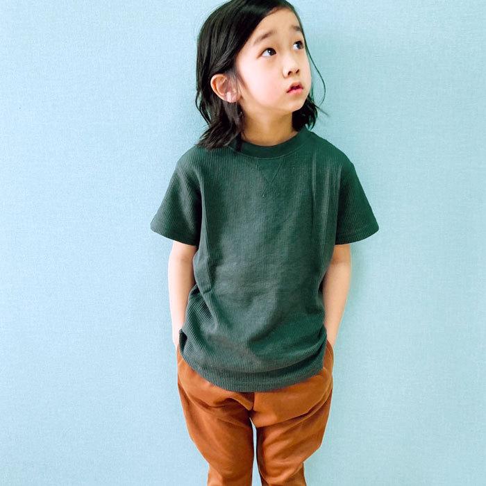 メール便 送料無料 キッズ ｔシャツ 子供服 半袖tシャツ 男の子 ワッフル 無地tシャツ ガゼット付き 汗止め くすみカラー 夏物 ジュニア Shi Jyoman Sj 08 Next Wall 通販 Yahoo ショッピング
