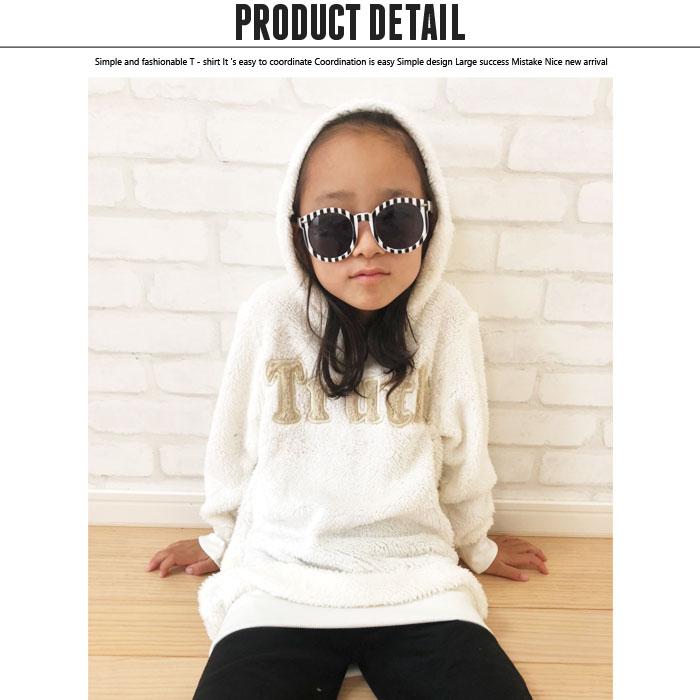 キッズ 子供服 トップス シャギー パーカー ワンピース プルパーカー 女の子 プリント ロゴ ジュニア 韓国子供服 249 32 Next Wall 通販 Yahoo ショッピング