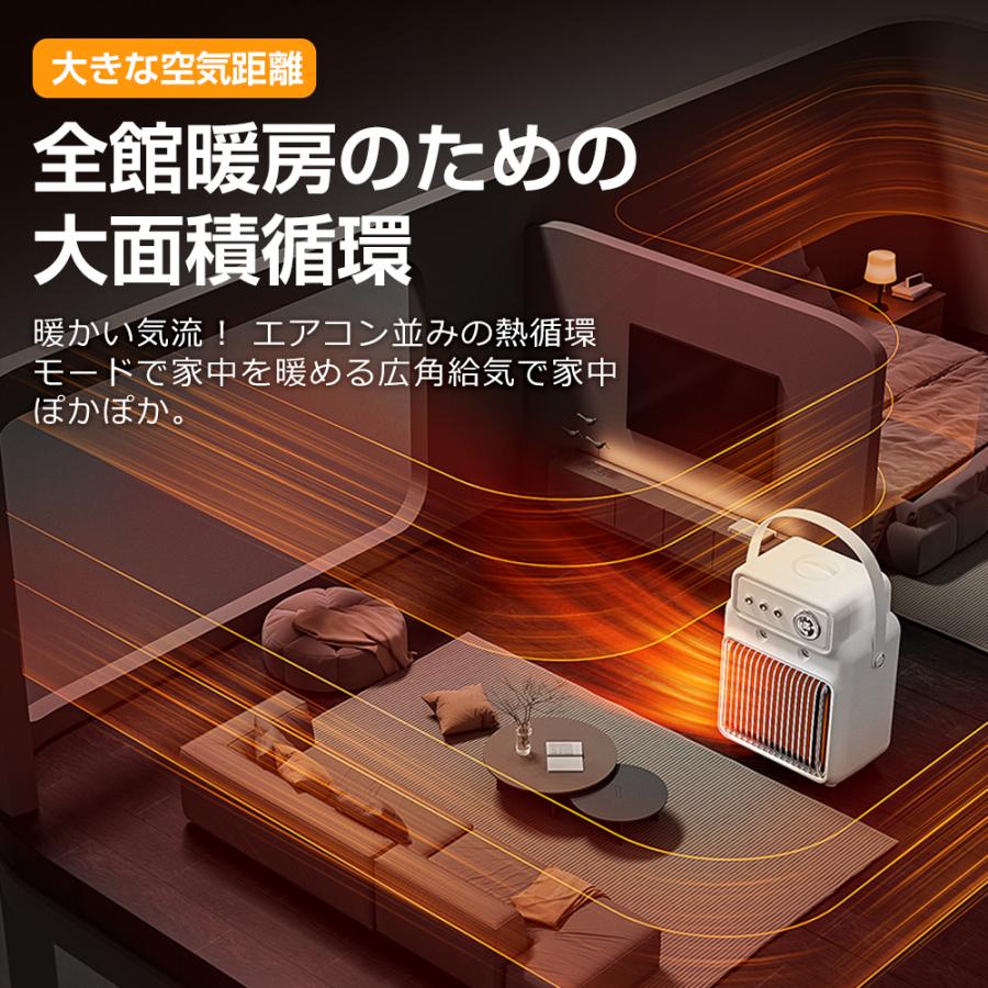 正規品】2025 セラミックヒーター ファンヒーター 加湿器 乾燥対策