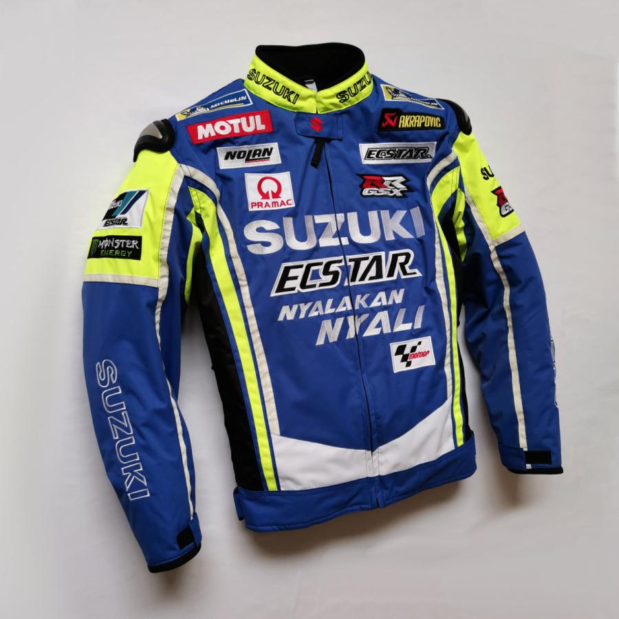 スズキ バイクジャケット メンズ オートバイウエア レーシング服