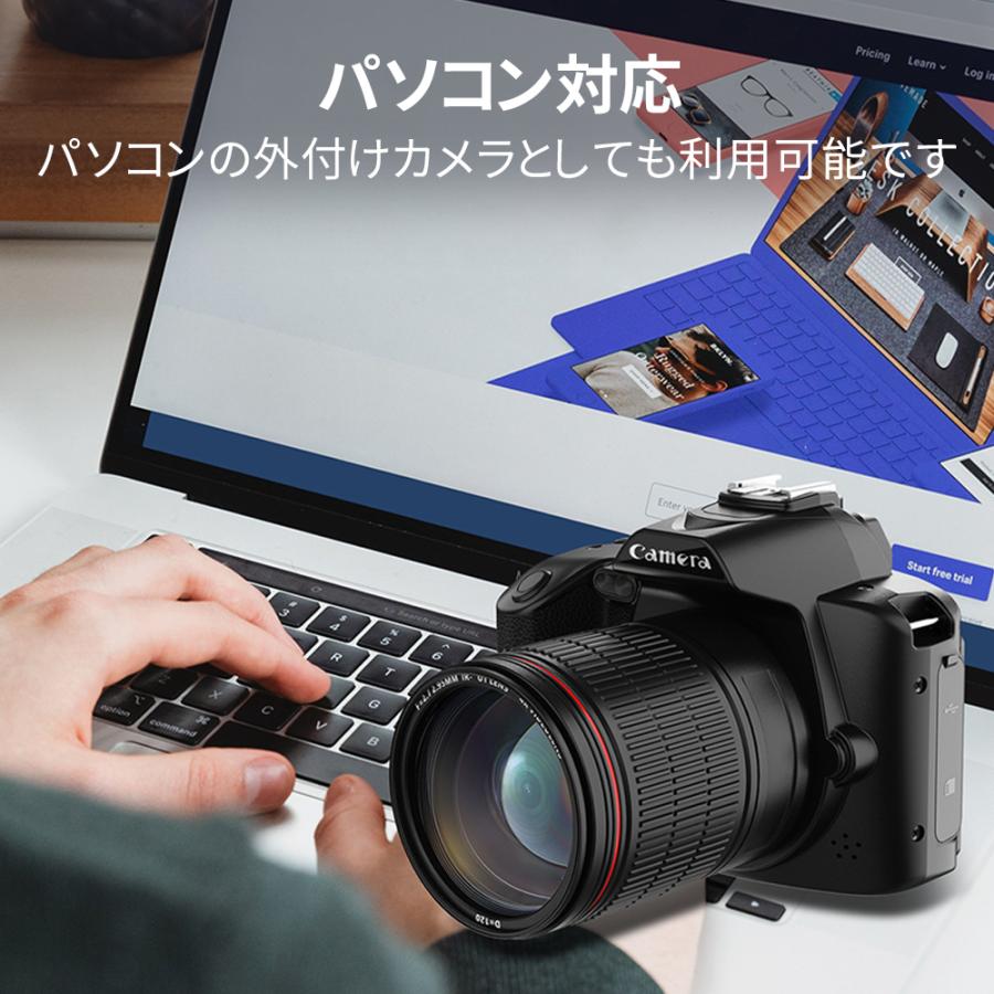 正規品】2025 デジカメ デジタルカメラ 4K 6400万画素 高画質 WiFi対応