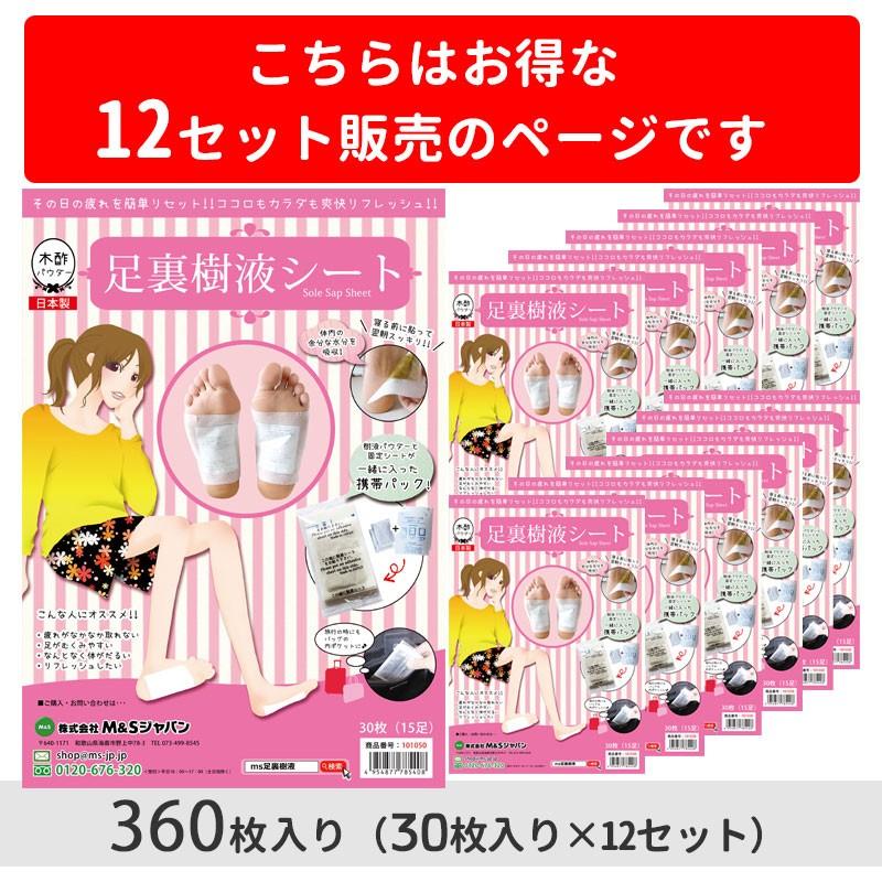 足裏シート 足リラックスシート 樹液シート 健康 足裏樹液シート 360枚