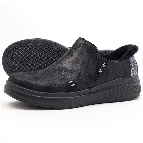 ドデカ　レディース　BLK M SKECHERS（スケッチャーズ） スリッポン レディース スリップインズ