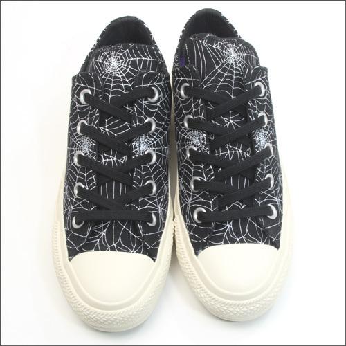 コンバース スニーカー オールスター 100 スパイダーウェブ ロー ブラック ローカット レディース カジュアル CONVERSE ALL STAR 100 SPIDERWEB OX BLACK｜mstage｜07