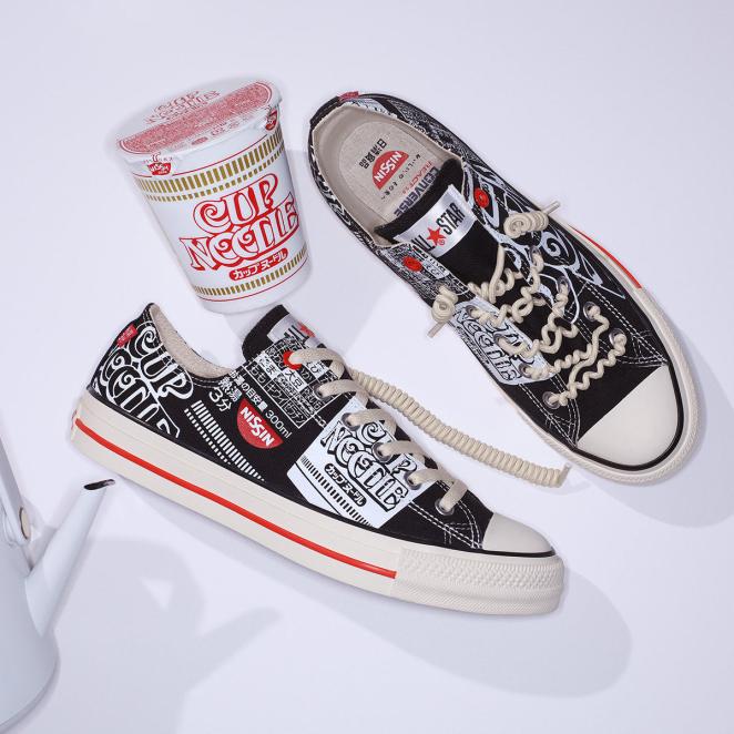 コンバース オールスター (R) カップヌードル スリップ ＯＸ ブラック CONVERSE ALL STAR (R) CUPNOODLE SLIP OX BLACK ユニセックス レディースサイズ 31308360｜mstage｜11