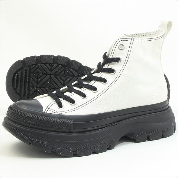 コンバース ハイカットスニーカー ホワイト/ブラック CONVERSE コンバース スニーカー レディース ハイカット レザー