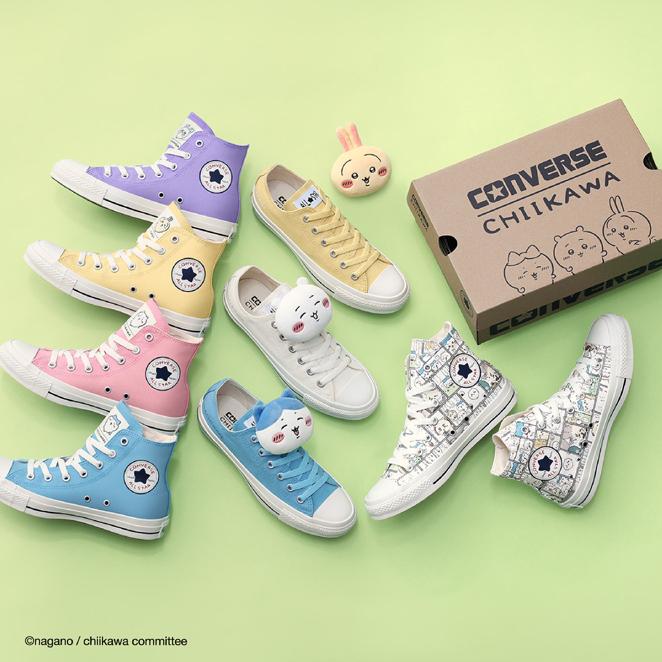 CONVERSE All STAR HI×ちいかわ モモンガ パープル ALL STAR CL HI / CHIIKAWA / オールスター CL HI ／ ちいかわ