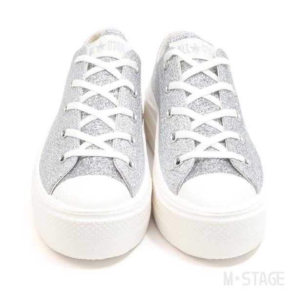 ALL STAR コンバース オールスター ライト PLTS 2 GT ロー シルバー