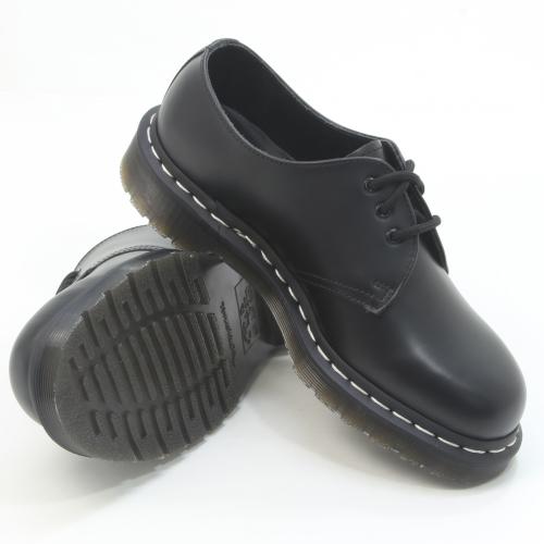 CORE ドクターマーチン 1461 ホワイトステッチ ブラック 3ホール