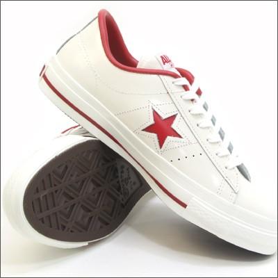 ONE STAR コンバース ワンスター J ホワイト/レッド スニーカー ONE STAR コンバース ワンスター J ホワイト/レッド スニーカー