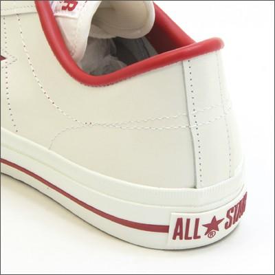 ONE STAR コンバース ワンスター J ホワイト/レッド スニーカー