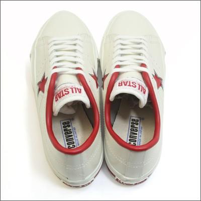 ONE STAR コンバース ワンスター J ホワイト/レッド スニーカー