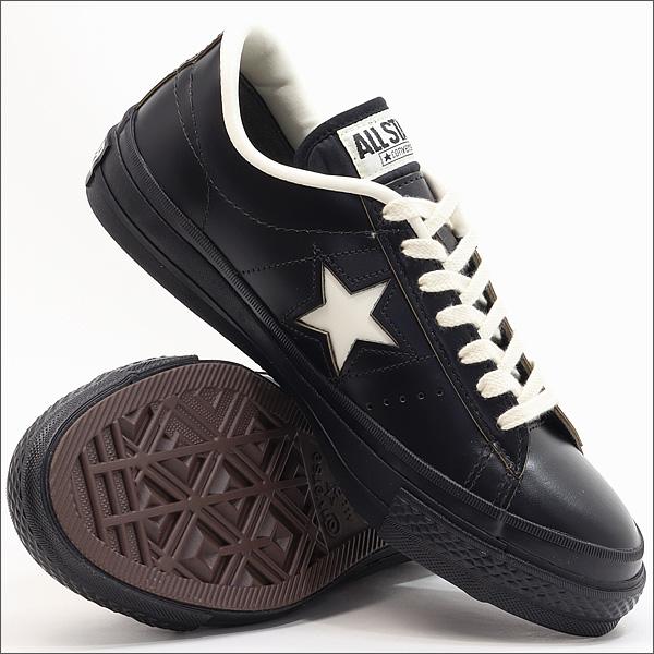 ONE STAR コンバース ワンスター J ブラック ローカット レザー