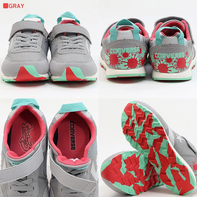 CONVERSE（コンバース） キッズ RS スプラトゥーン3 グレー ローカット