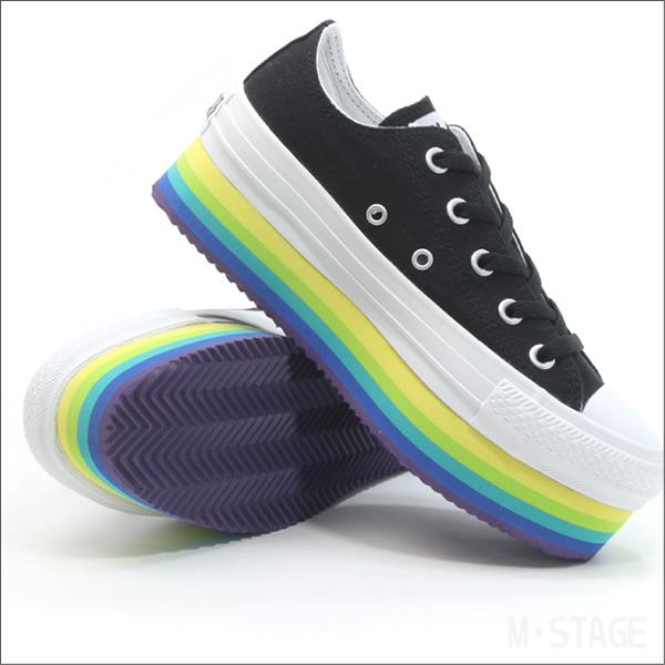 ALL STAR コンバース オールスター チャンキーライン RB ロー ブラック