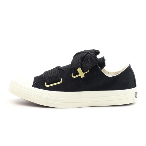 ALL STAR コンバース オールスター リボンレース スリップ OX ブラック