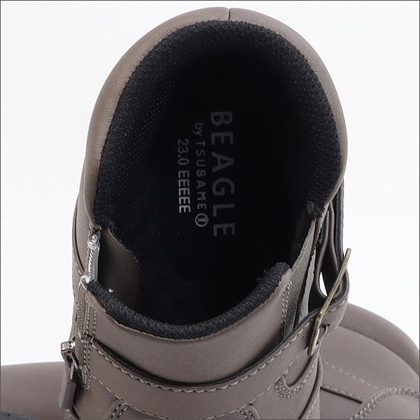 ビーグル レディース ウィンター ショートブーツ BL4501 ブラック チャコールグレー 黒 茶 5E 4cm防水 幅広 防滑 ガラス繊維 ピンスパイク サイドジップ 4501WP