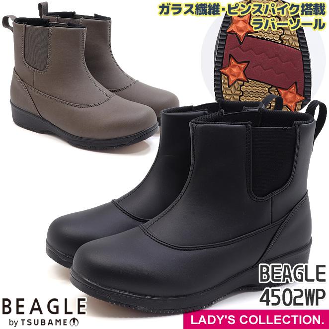 ビーグル レディース ウィンター ショートブーツ BL4502 ブラック