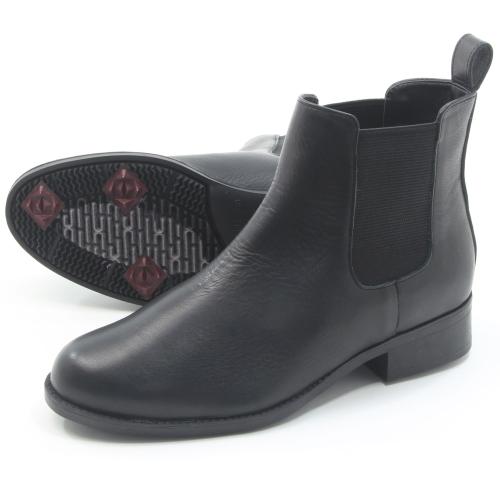 第一ゴム ラ・シェブリー W6645 ブラック レディース 本革 サイドゴア