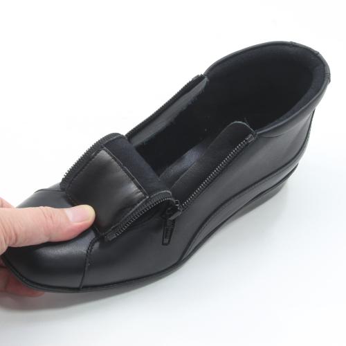 第一ゴム ラ・シェブリー W6722 ブラック 黒 レディース 本革 ダブル