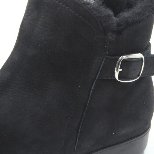 第一ゴム ラ・シェブリー W6744 ブラック 黒 レディース 本革 ヌバック