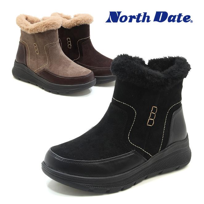NORTH DATE（ノースデイト） レディース ウィンターブーツ ブラック