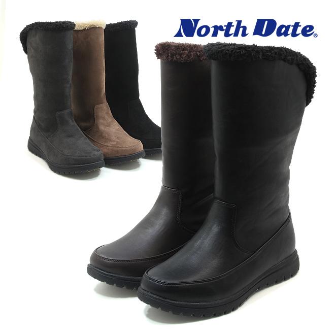 NORTH DATE（ノースデイト） レディース ウィンターブーツ ブラック
