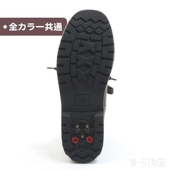 ノースデイト レディース 防滑 防寒 サイドジップブーツ ミドル丈 ハーフ丈 反転式スパイク付き 滑りにくい 撥水 ウィンターブーツ 雪道 冬用 | NORTH DATE | 05