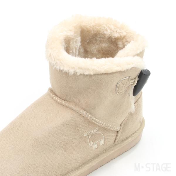 moz（モズ） レディース 防滑 防寒 ウィンター ムートンブーツ