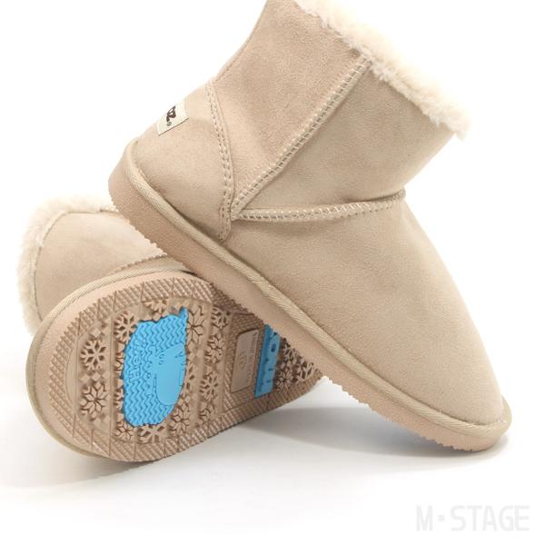 moz（モズ） レディース 防滑 防寒 ウィンター ムートンブーツ