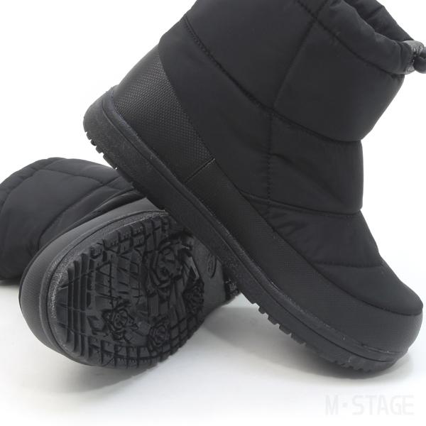 moz（モズ） レディース 防水 防滑 防寒 ウィンターブーツ ブラック