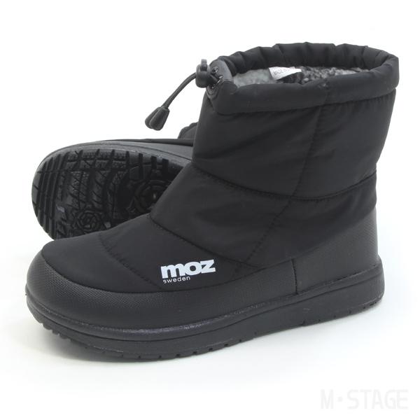 moz（モズ） レディース 防水 防滑 防寒 ウィンターブーツ ブラック