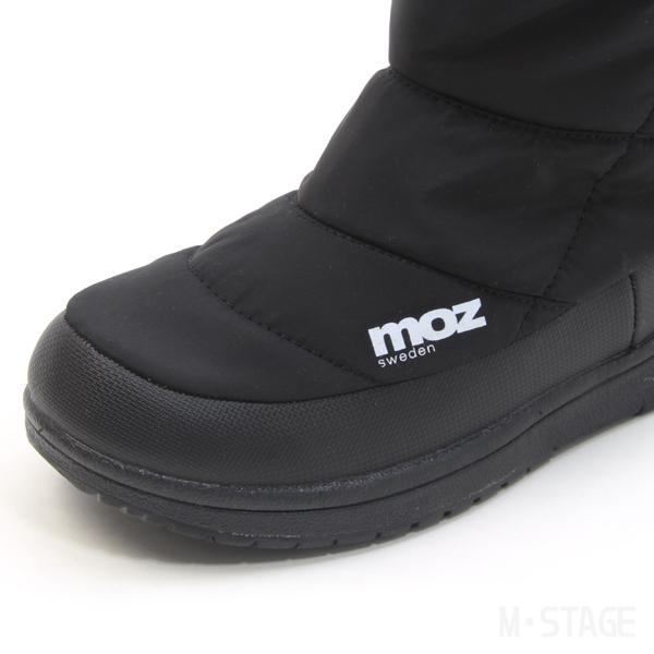 moz（モズ） レディース 防水 防滑 防寒 ウィンターブーツ ブラック