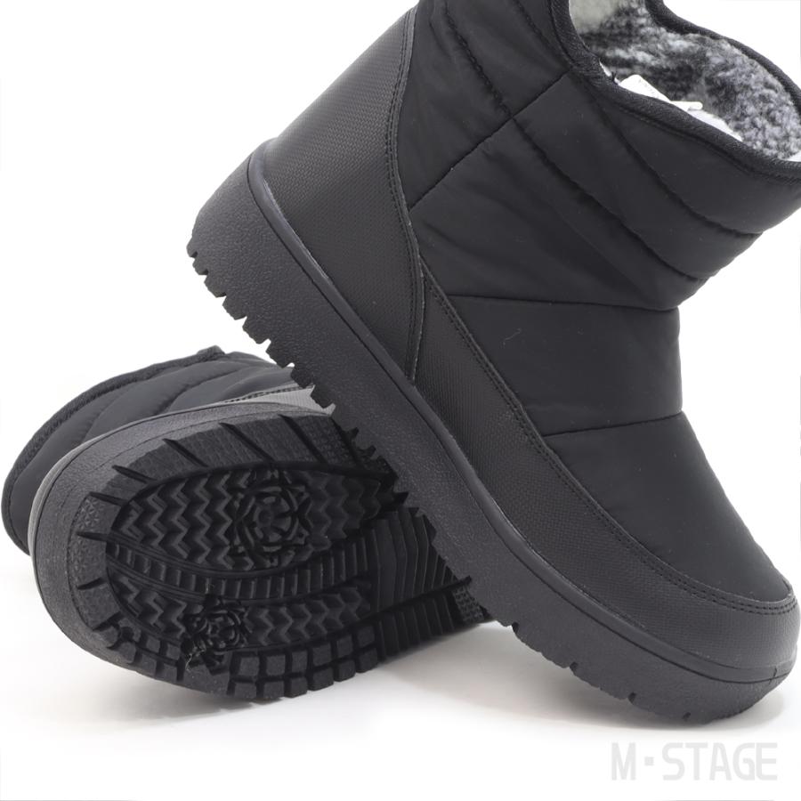 moz（モズ） レディース 防水 防滑 防寒 ウィンターブーツ ブラック