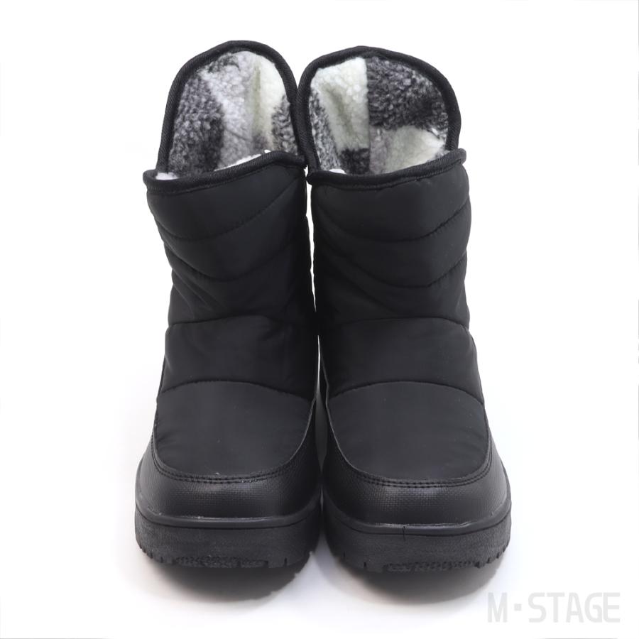 moz（モズ） レディース 防水 防滑 防寒 ウィンターブーツ ブラック