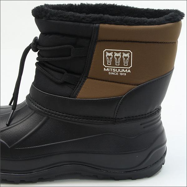 ミツウマ スノー シューズ SB-830 クロ オリーブ 防滑 6cm防水 軽量