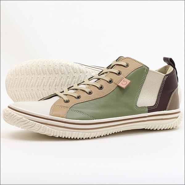 【新品未使用】スピングルムーブ タケオキクチ サイドゴア スニーカー L グレー スピングルムーブ SP-442 カンガルーレザー サイドゴア