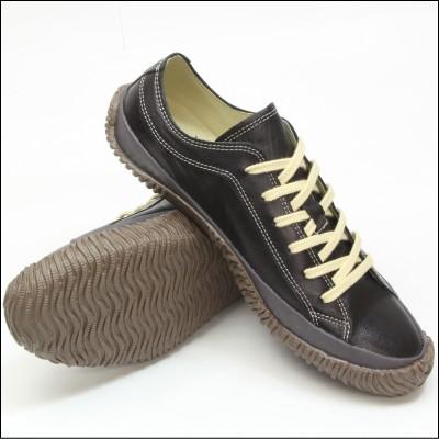 スピングルムーブ SPM-110【26.5】Lサイズレザースニーカー ブラック SPINGLE スピングル SPM-110 BLACK スニーカー 革靴 ブラック 黒