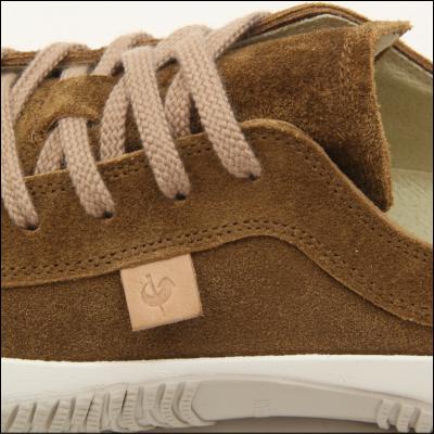 未使用【スピングルムーブ】（M）レザースニーカーローカット ブラウン SPINGLE（スピングル） スニーカー ローカット SPM-148 BROWN ブラウン