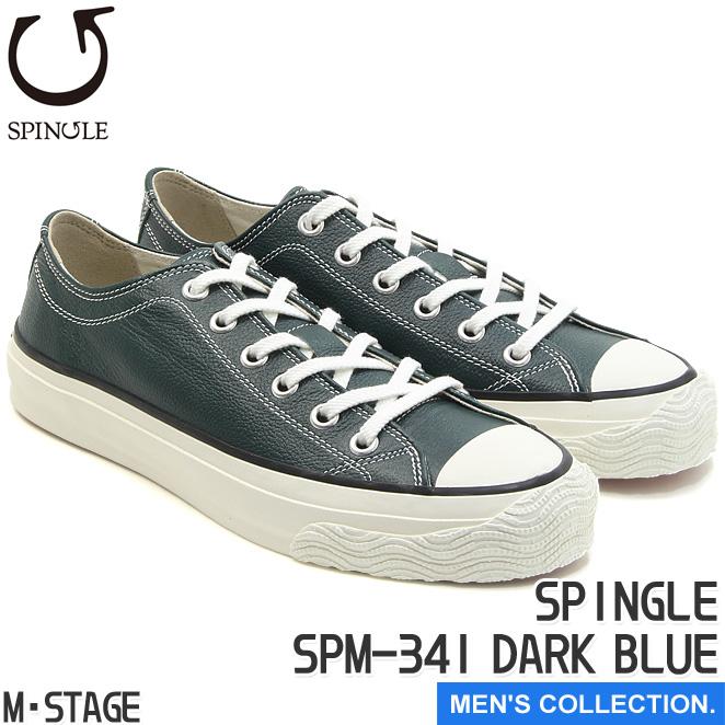 SPINGLE スピングル SPM-341 DARK BLUE メンズ ローカット スニーカー