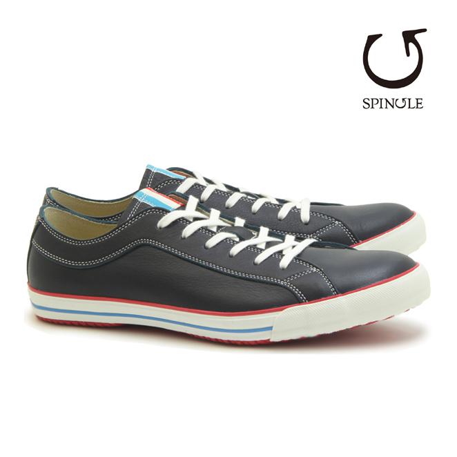 SPINGLE（スピングル） メンズ スニーカー 革靴 SPM-385 NAVY ネイビー 