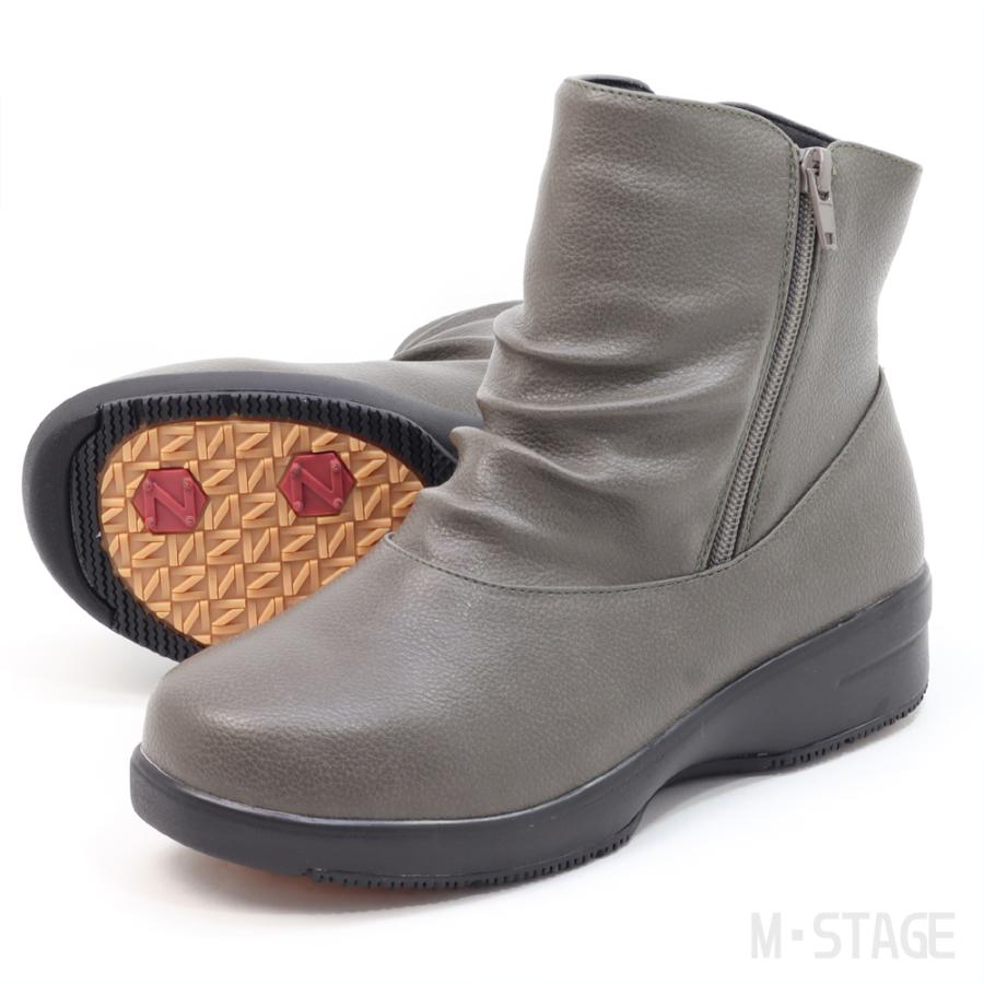 NORTH DATE（ノースデイト） レディース 防滑 防寒 幅広 4E サイド