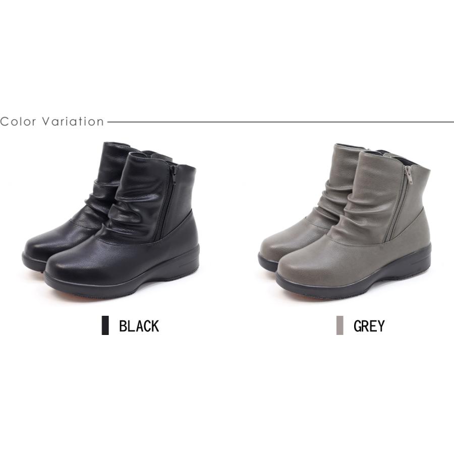 NORTH DATE（ノースデイト） レディース 防滑 防寒 幅広 4E サイド