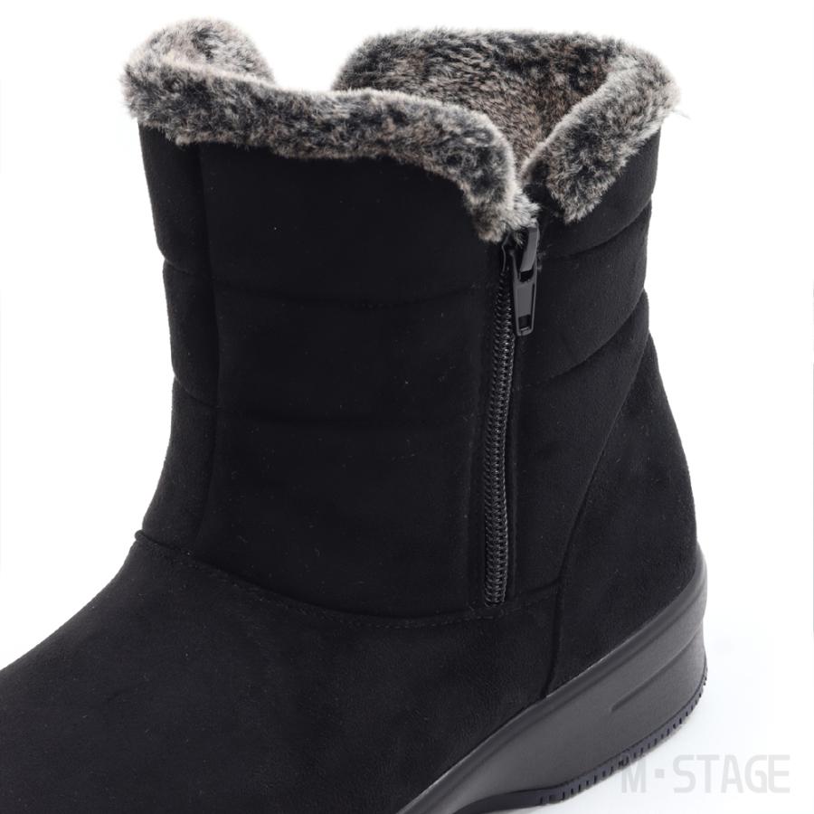 NORTH DATE（ノースデイト） レディース 防滑 防寒 幅広 4E 両側サイド