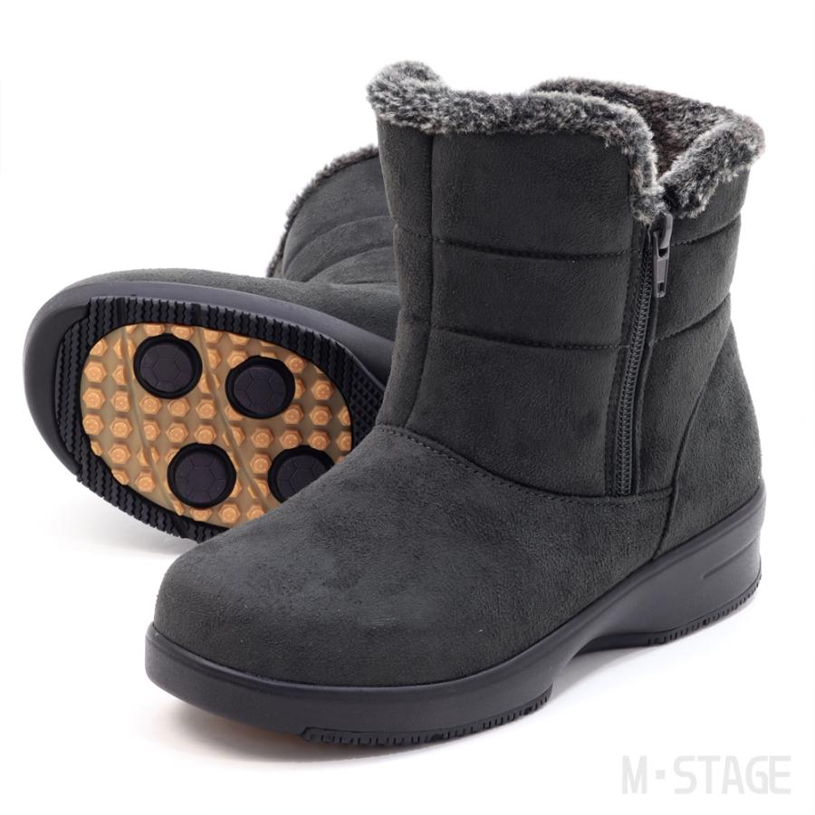 NORTH DATE（ノースデイト） レディース 防滑 防寒 幅広 4E 両側サイド