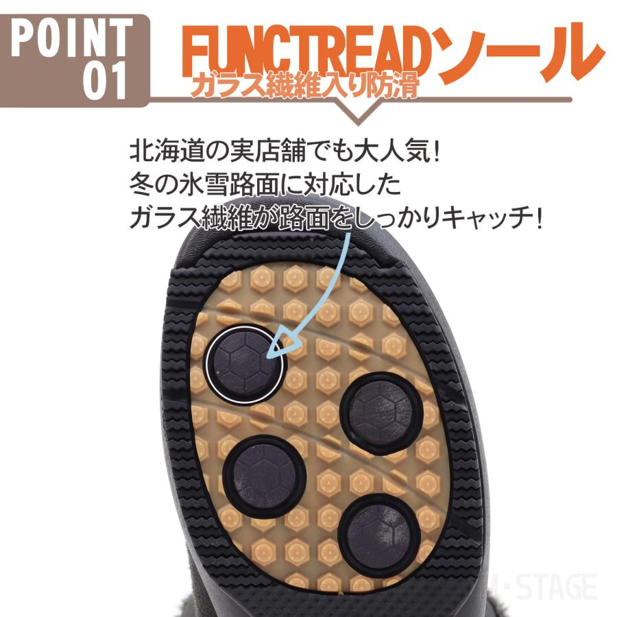 NORTH DATE（ノースデイト） レディース 防滑 防寒 幅広 4E 両側サイド